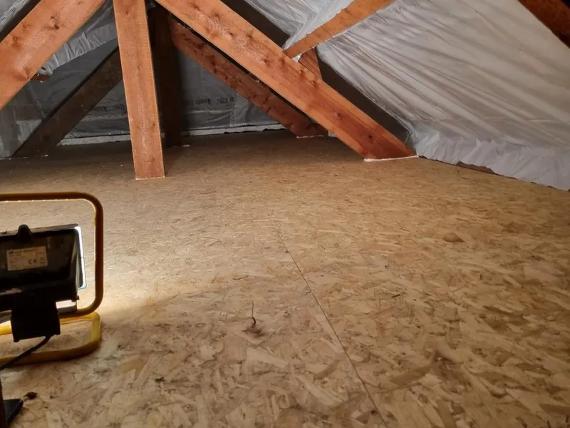 Toiture et aménagement de combles — photo de chantier