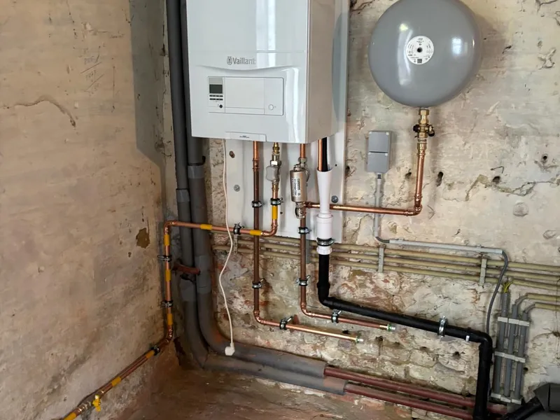 Rénovation intérieure et mise aux normes — photo de chantier